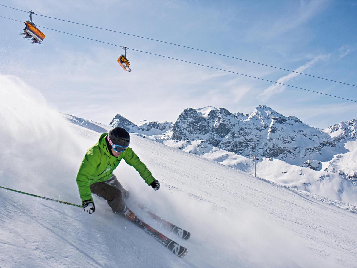 Silvretta Montafon Skifahren